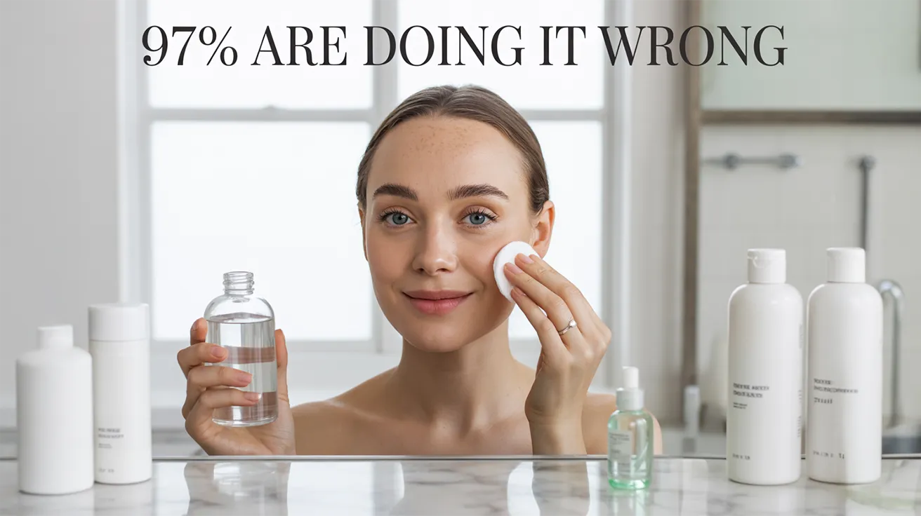 Women Are Using Face Toner Wrong