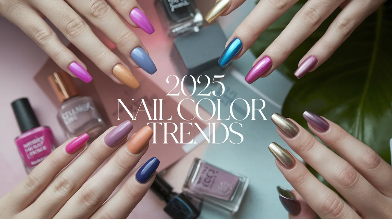 trending nail colors 2025
