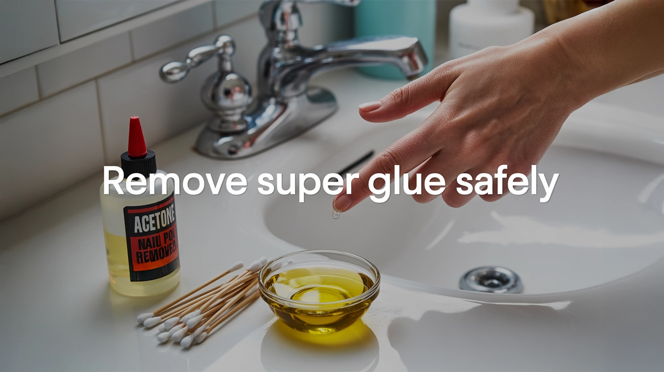 how to remove super glue from skin copy